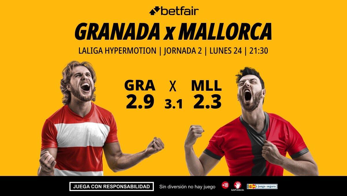 Granada - Mallorca: alineaciones, horario, dónde ver, pronósticos y estadísticas